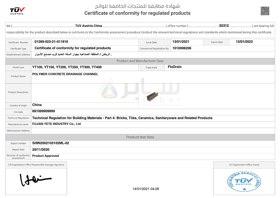 certificação de sabre